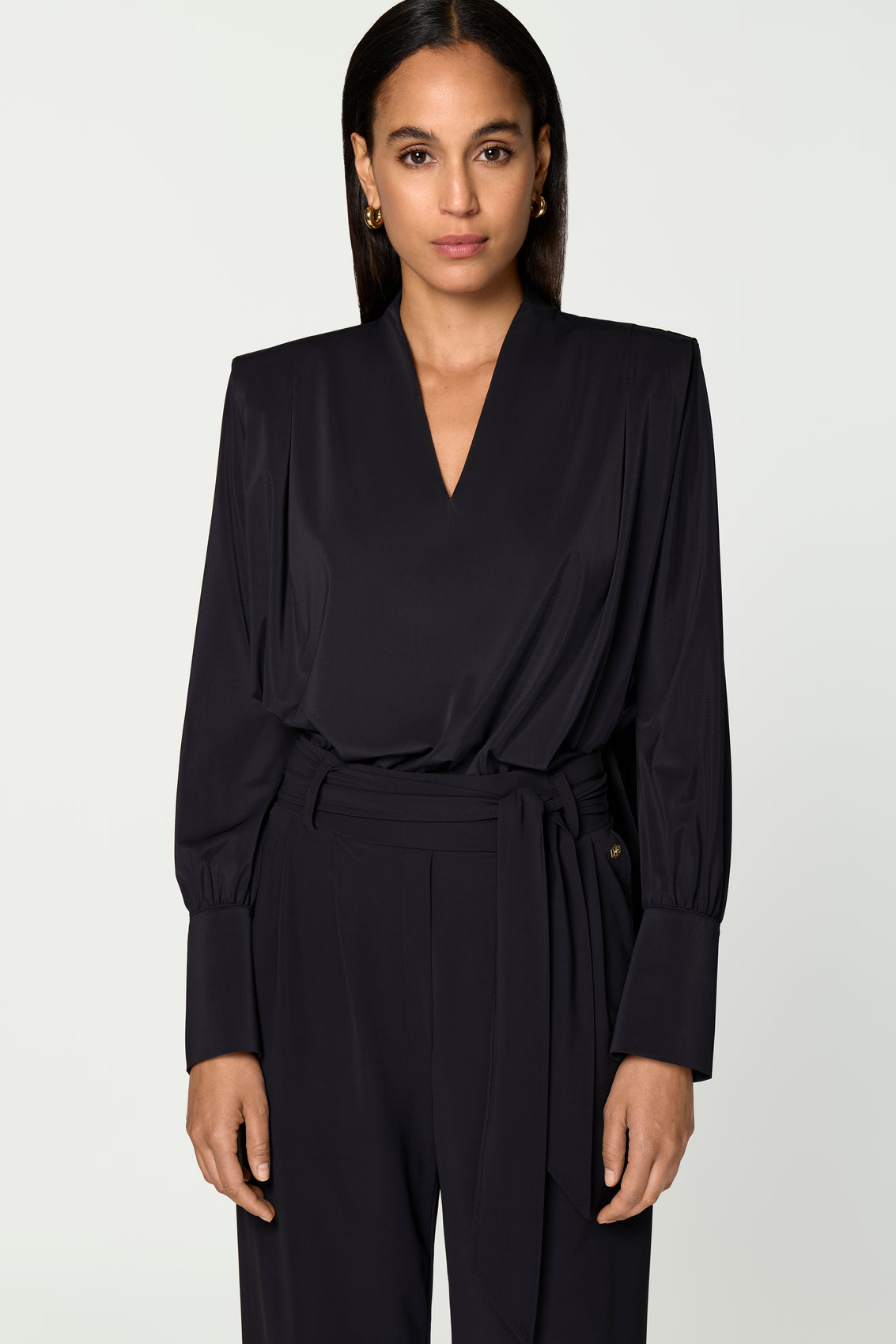 BISCARI Blouse black