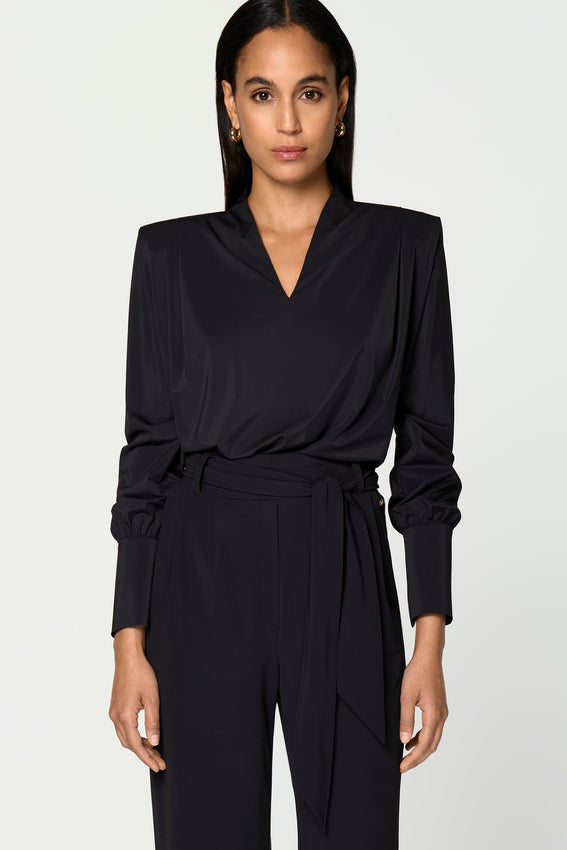 BISCARI Bluse schwarz