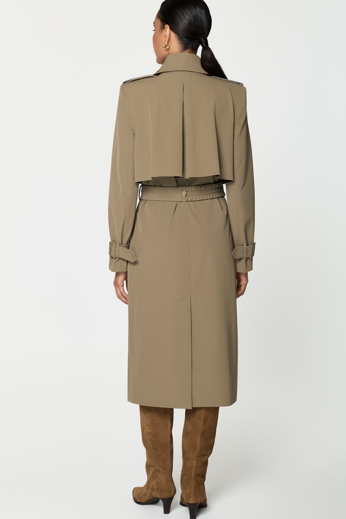 CORLEON Trench Coat oliva