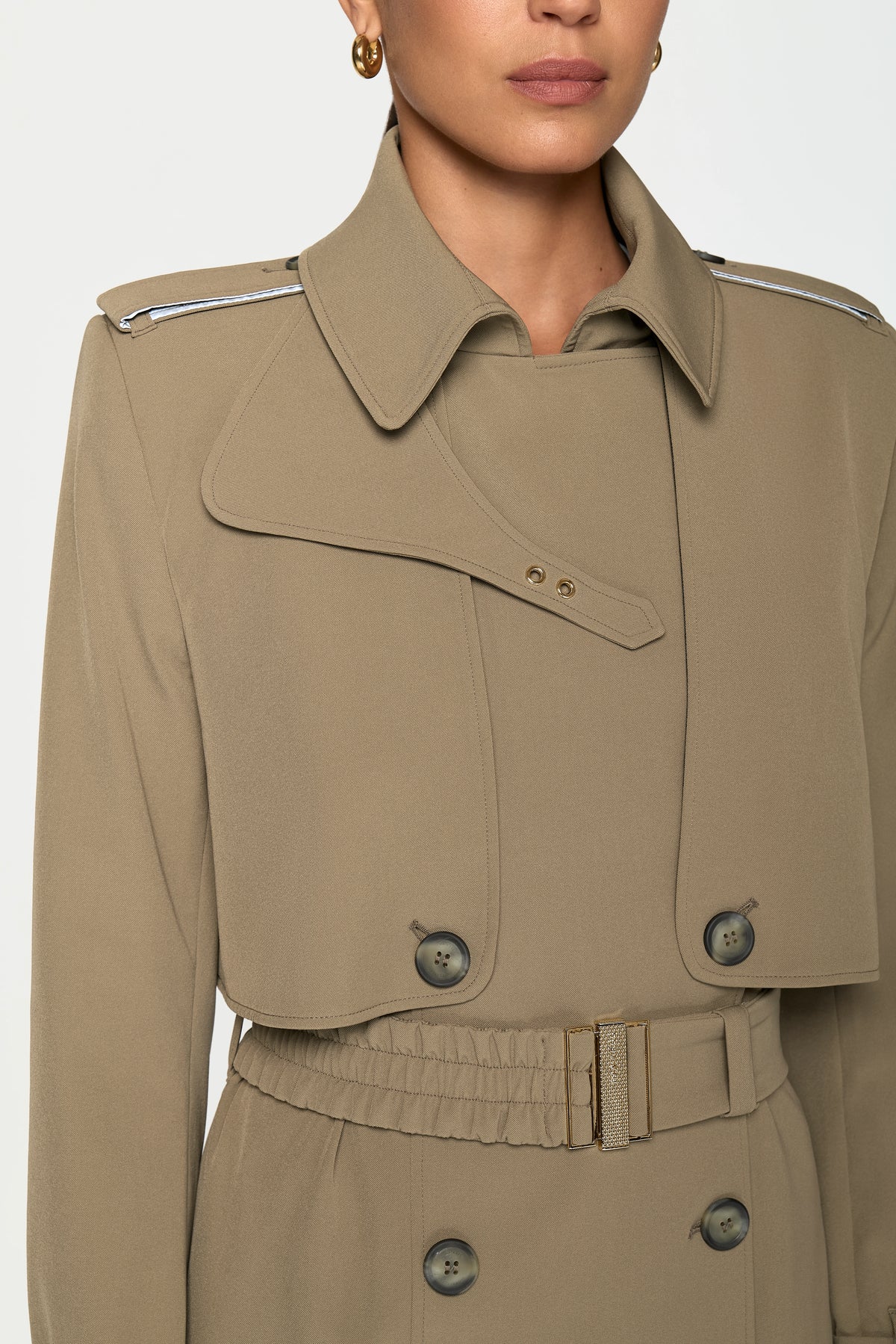 CORLEON Trench Coat oliva