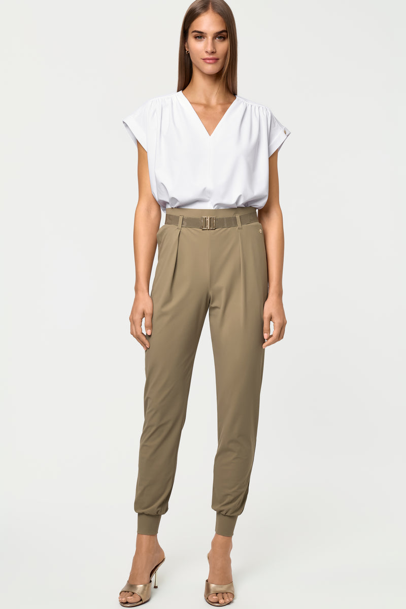 SIMETA Pants oliva - INA KESS International
