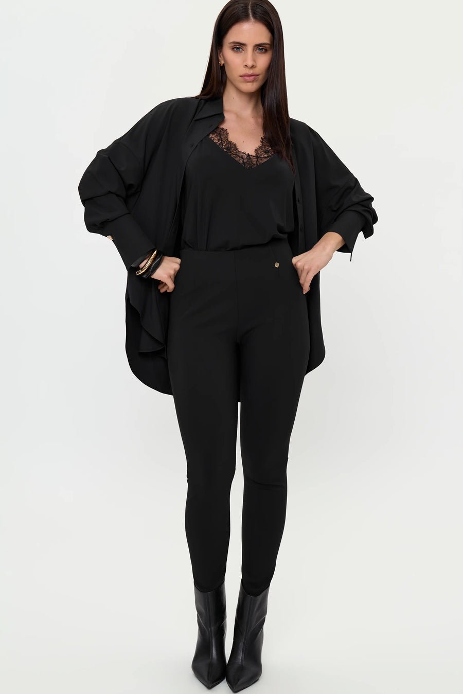 MARASAL Stretch Shirt black