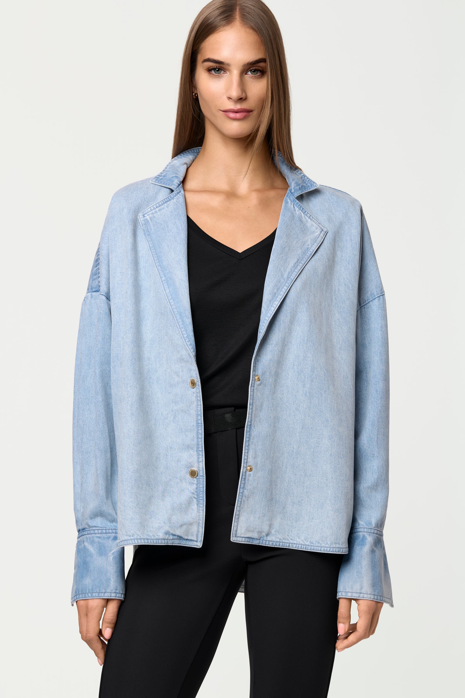 SICI Denim Shacket chambray