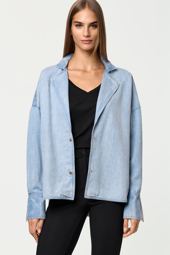 SICI Denim Shacket chambray