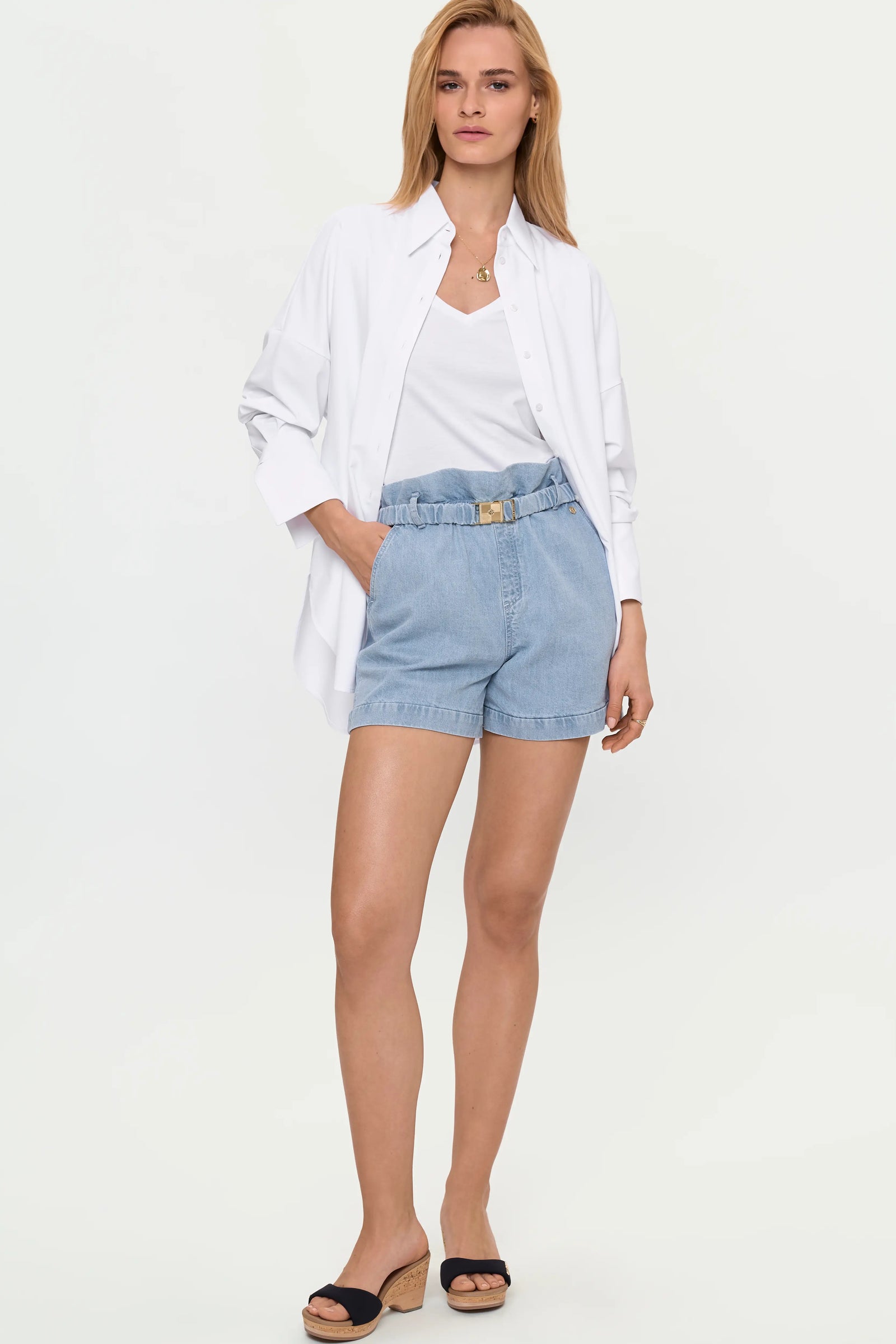 MARASAL Stretch Shirt white