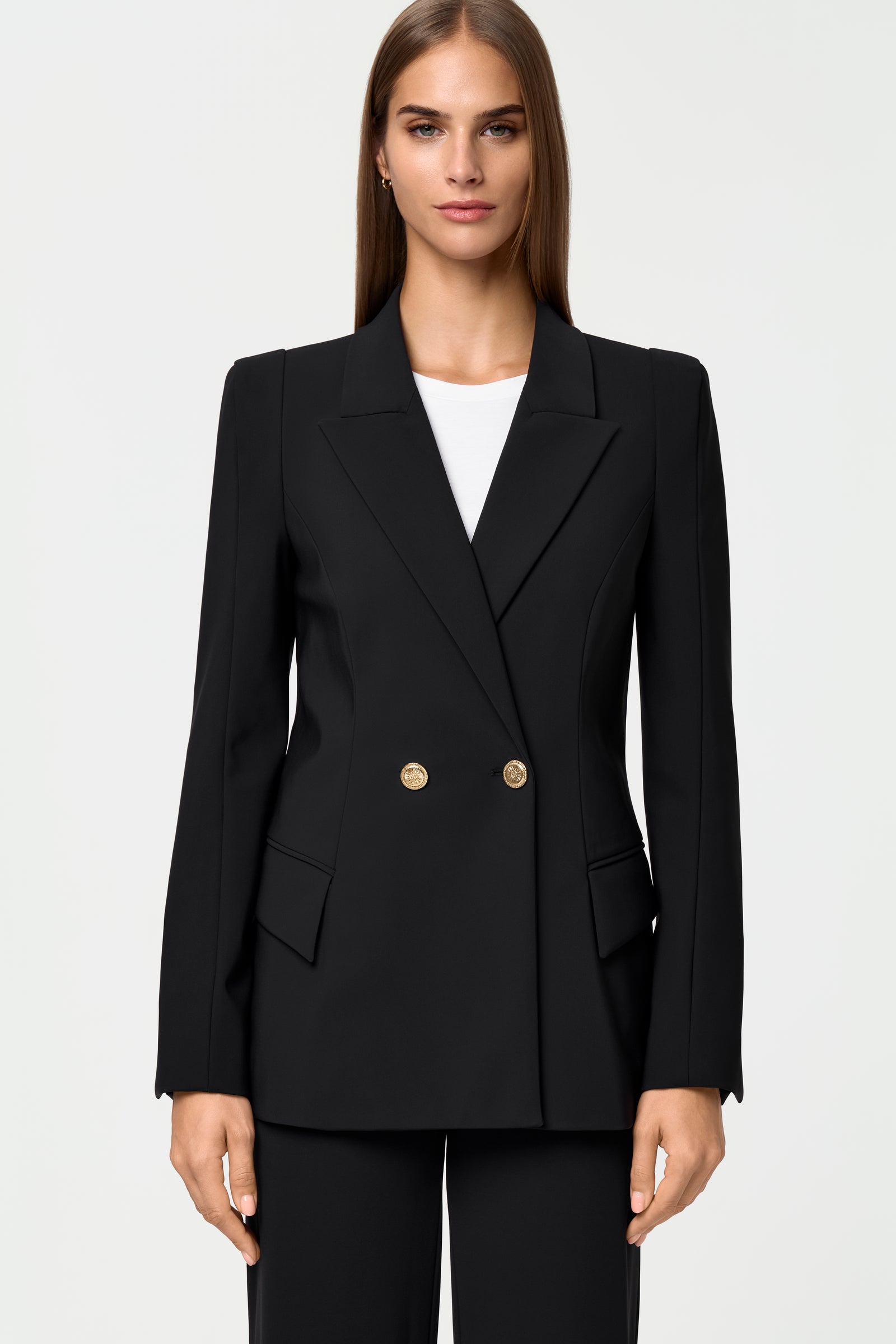 CESARINA Stretch Blazer black