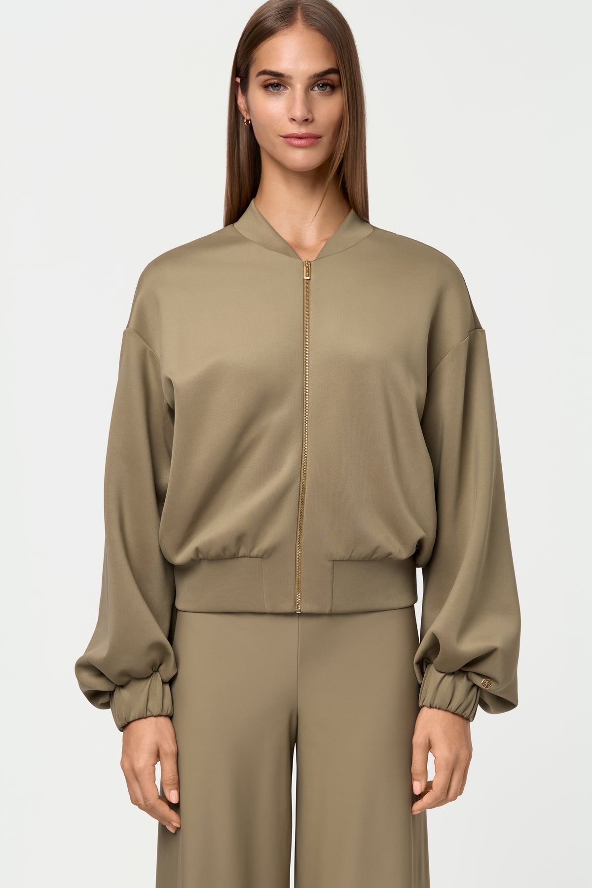 SABIA Cardigan oliva