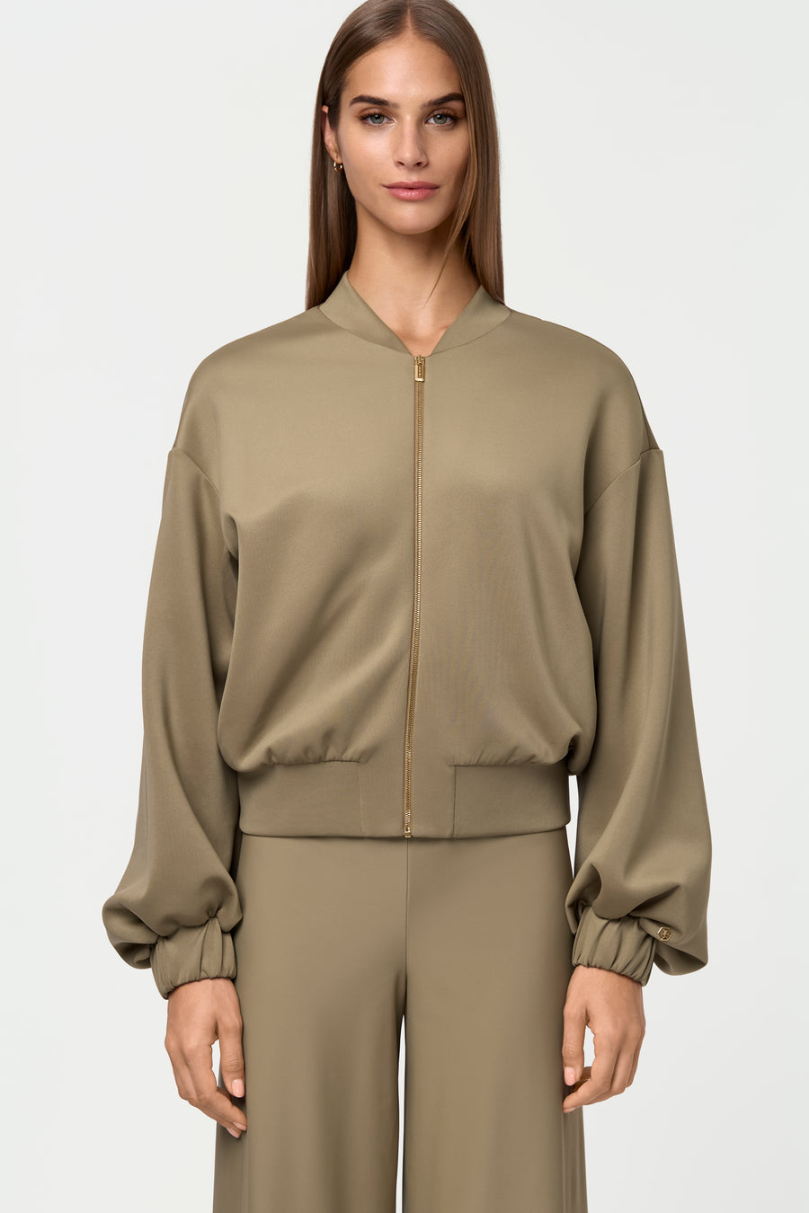 SABIA Cardigan oliva