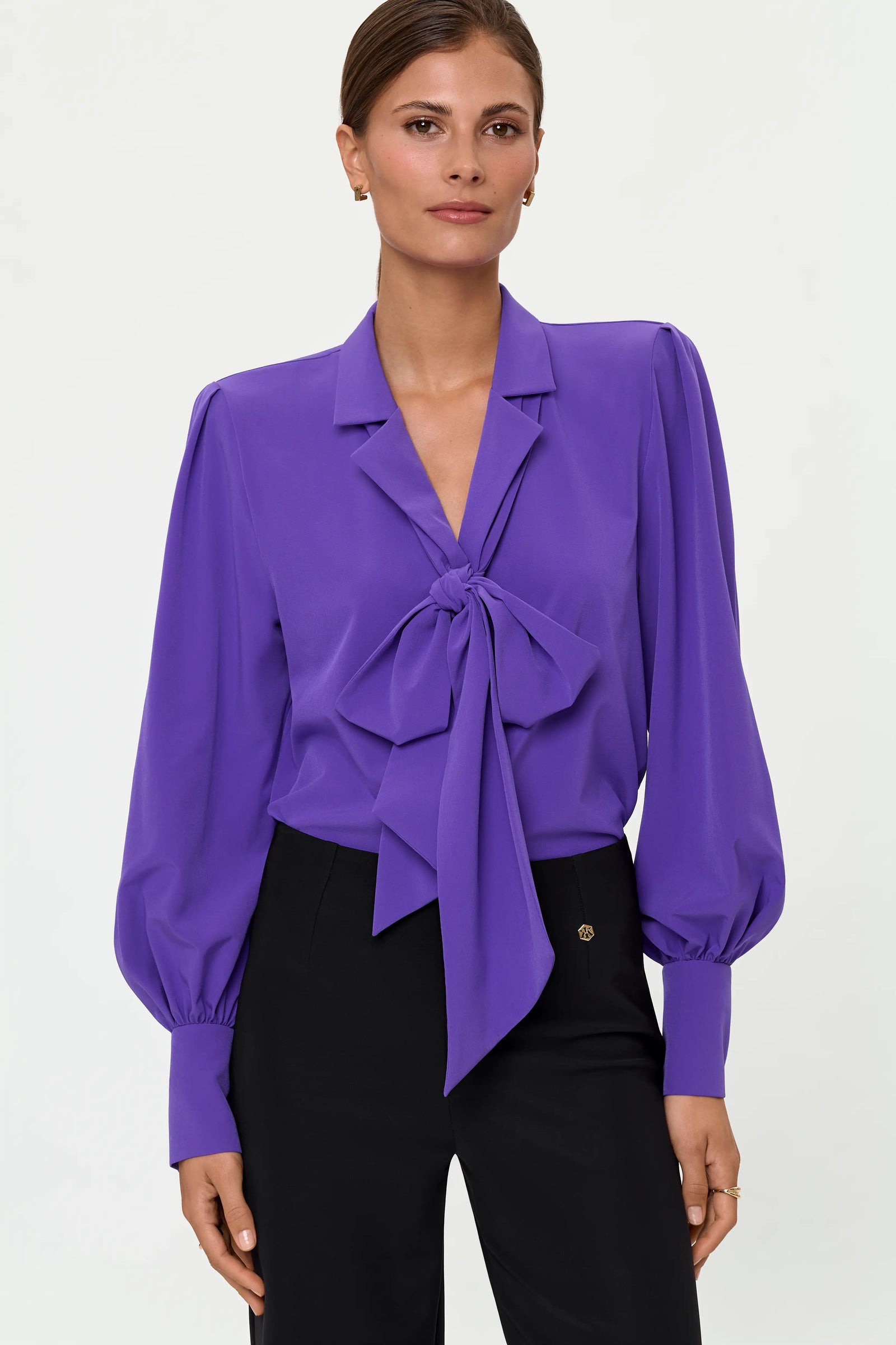 ENIGMA Stretch Bluse mystic