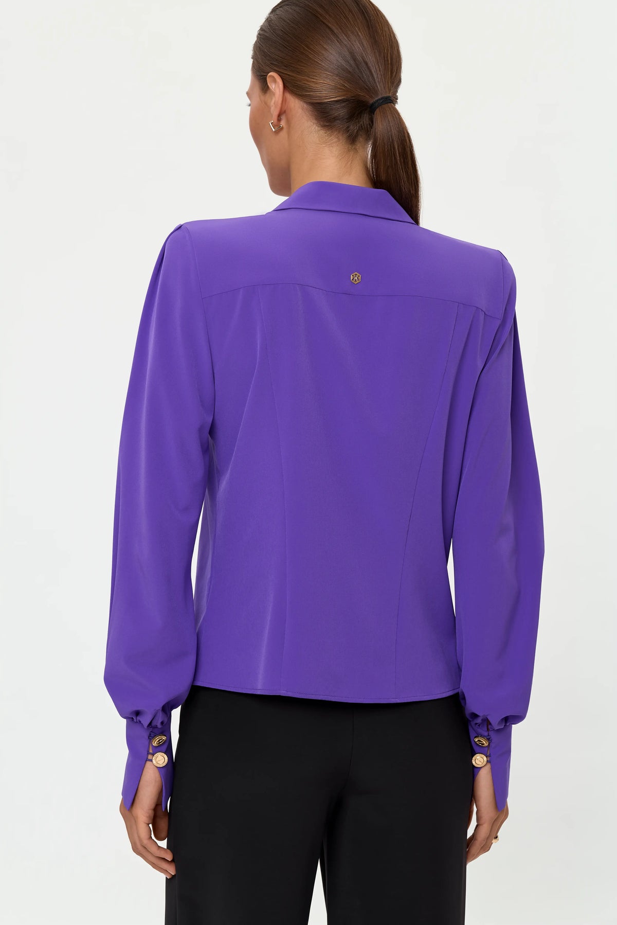 ENIGMA Stretch Bluse mystic
