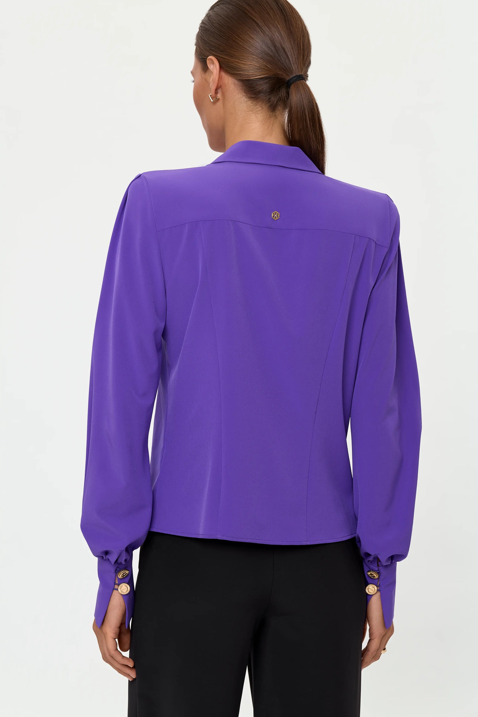 ENIGMA Stretch Bluse mystic