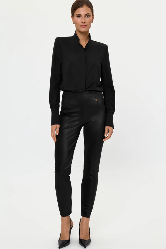  LEONTA Shirt schwarz