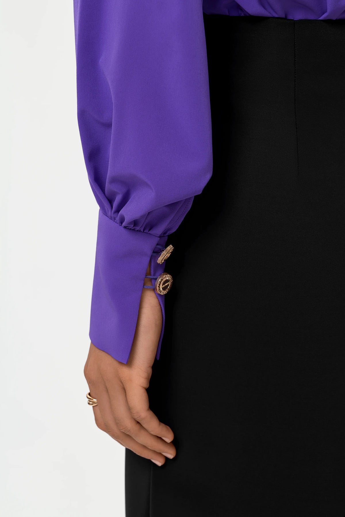 ENIGMA Stretch Bluse mystic