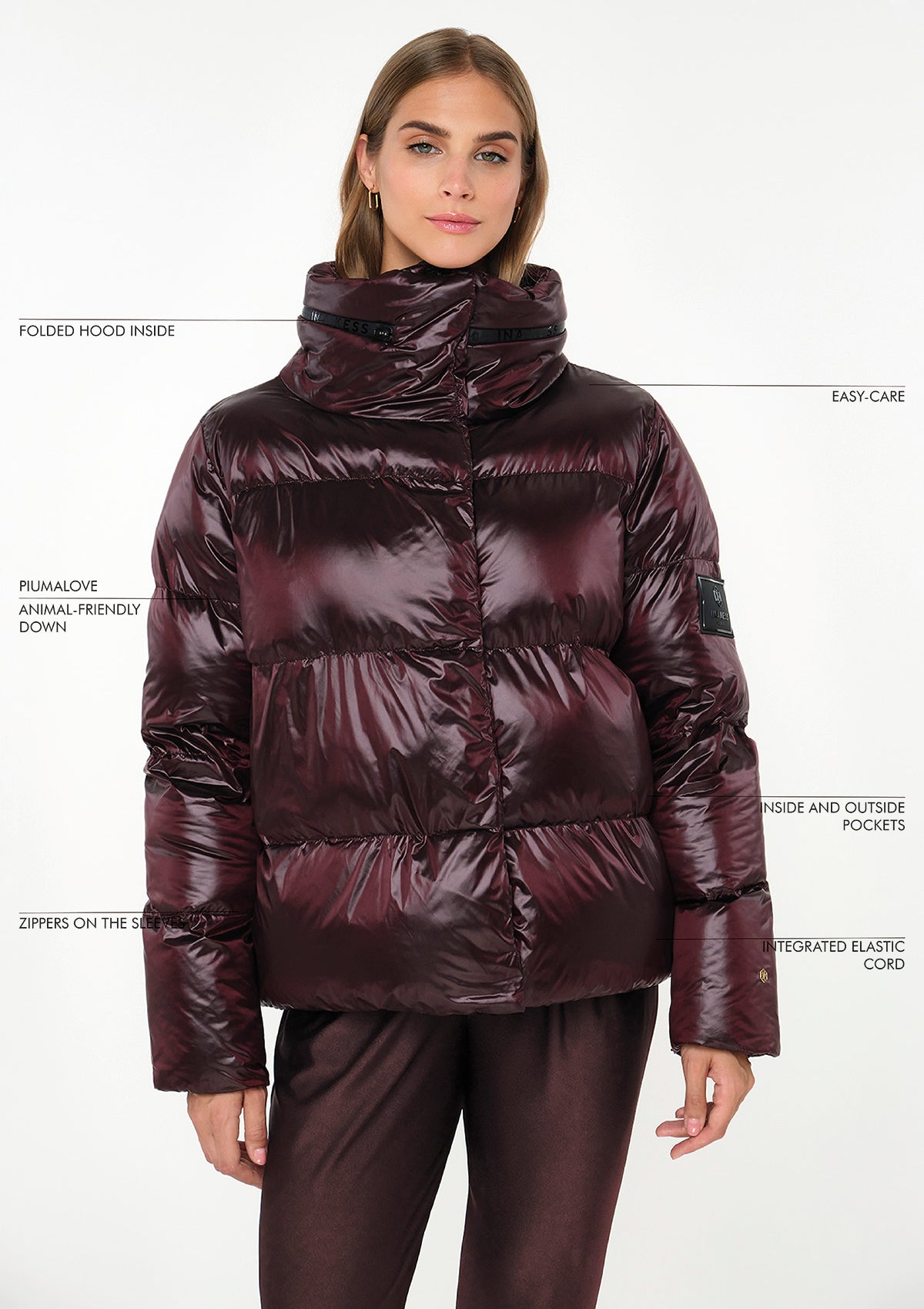ORIGO Puffer Jacket tawny port