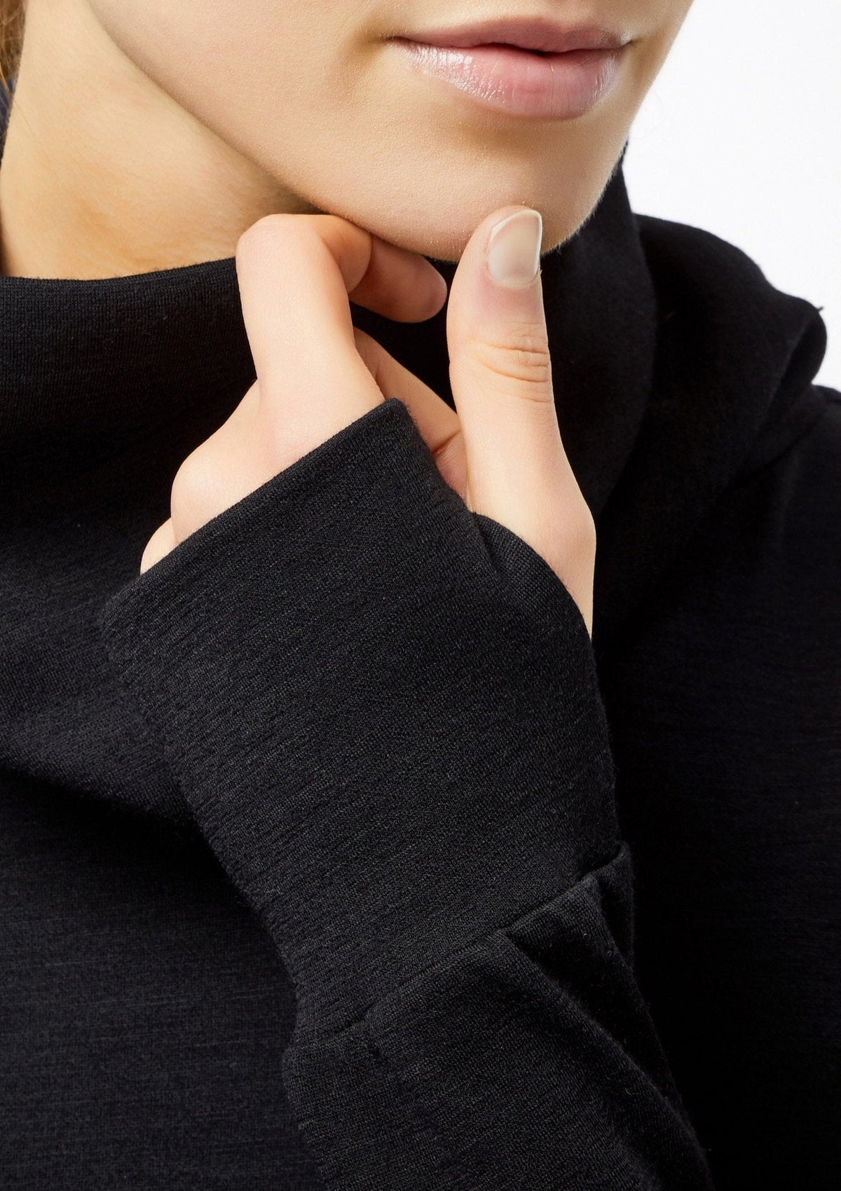 MERINO TURTLENECK Sweater black