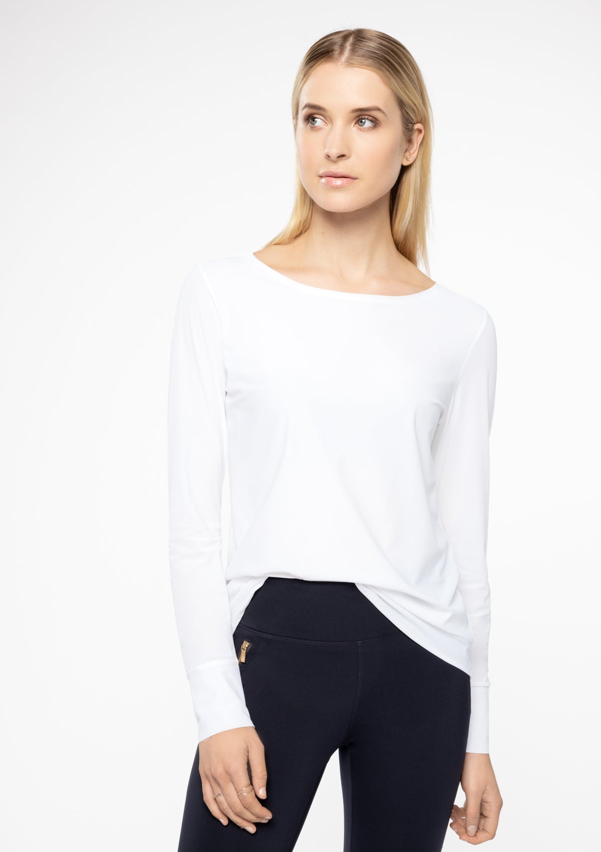 ALLDAYLONG Blouse feather white