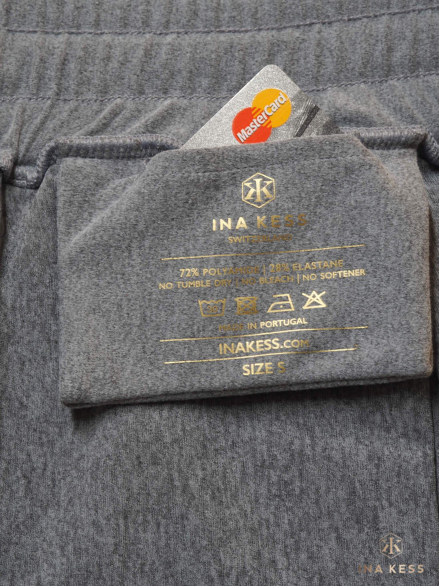 LUXE PLUSH Track Pants crystal grey