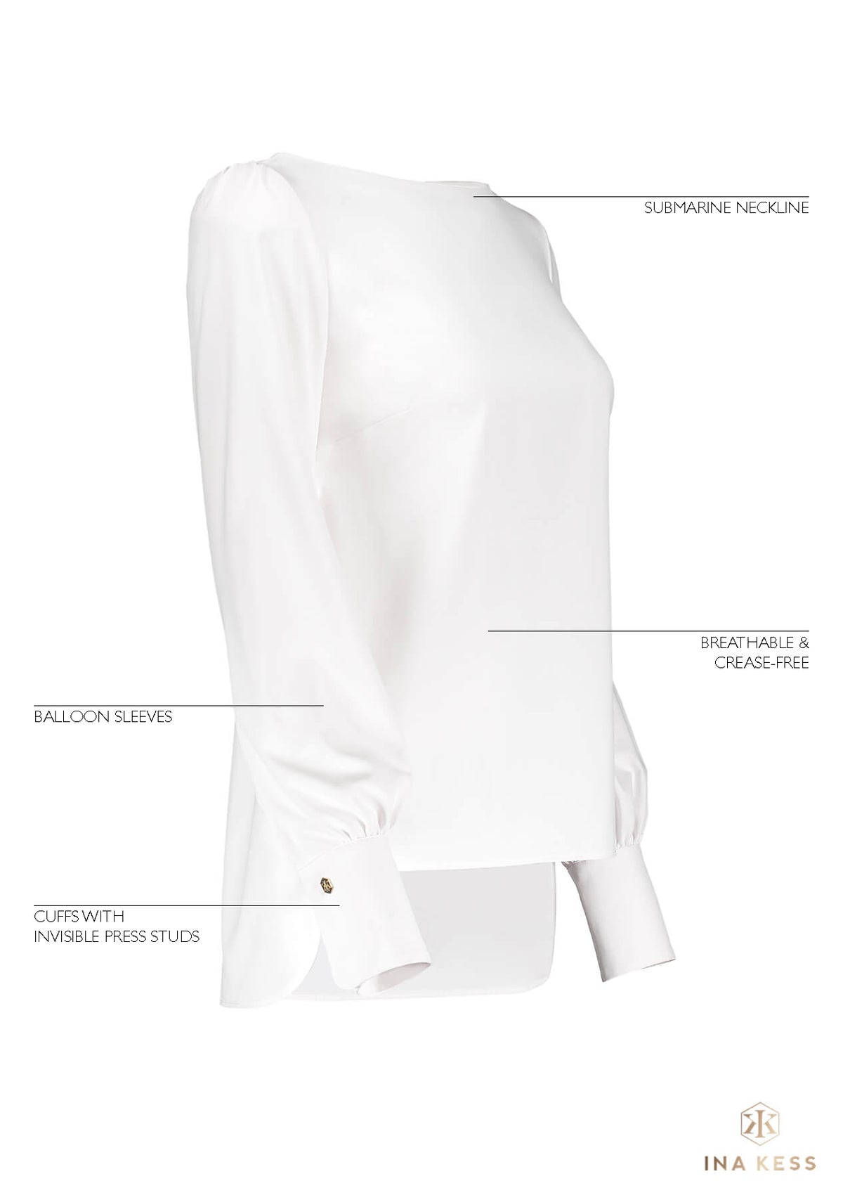 INGIRO Blouse white