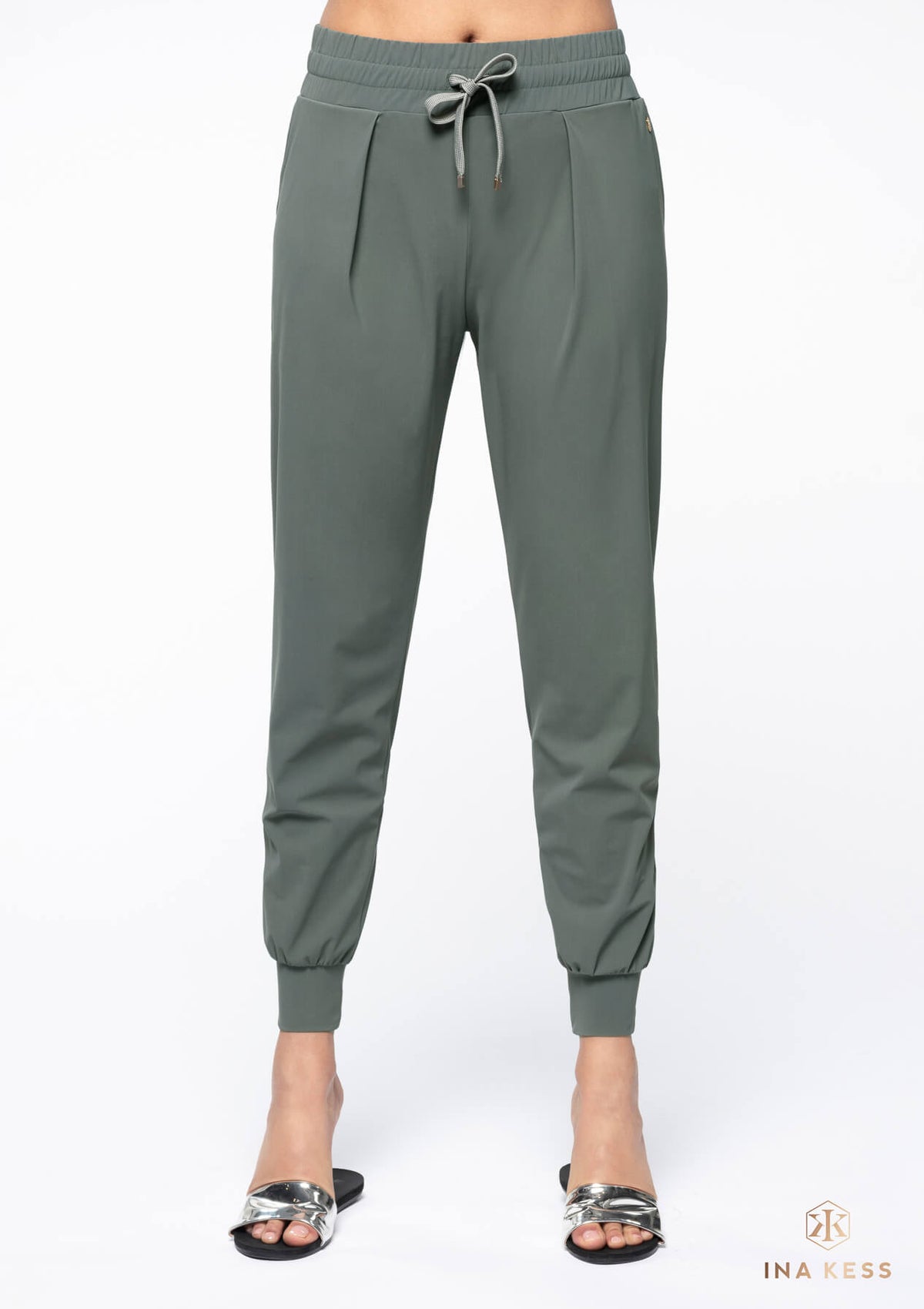 LUXE LÉGER Track Pants salvia liscia