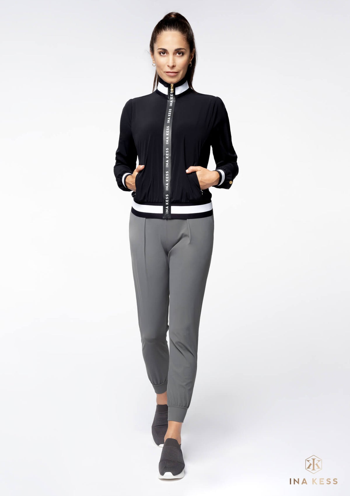 LUXE LÉGER Track Pants salvia liscia