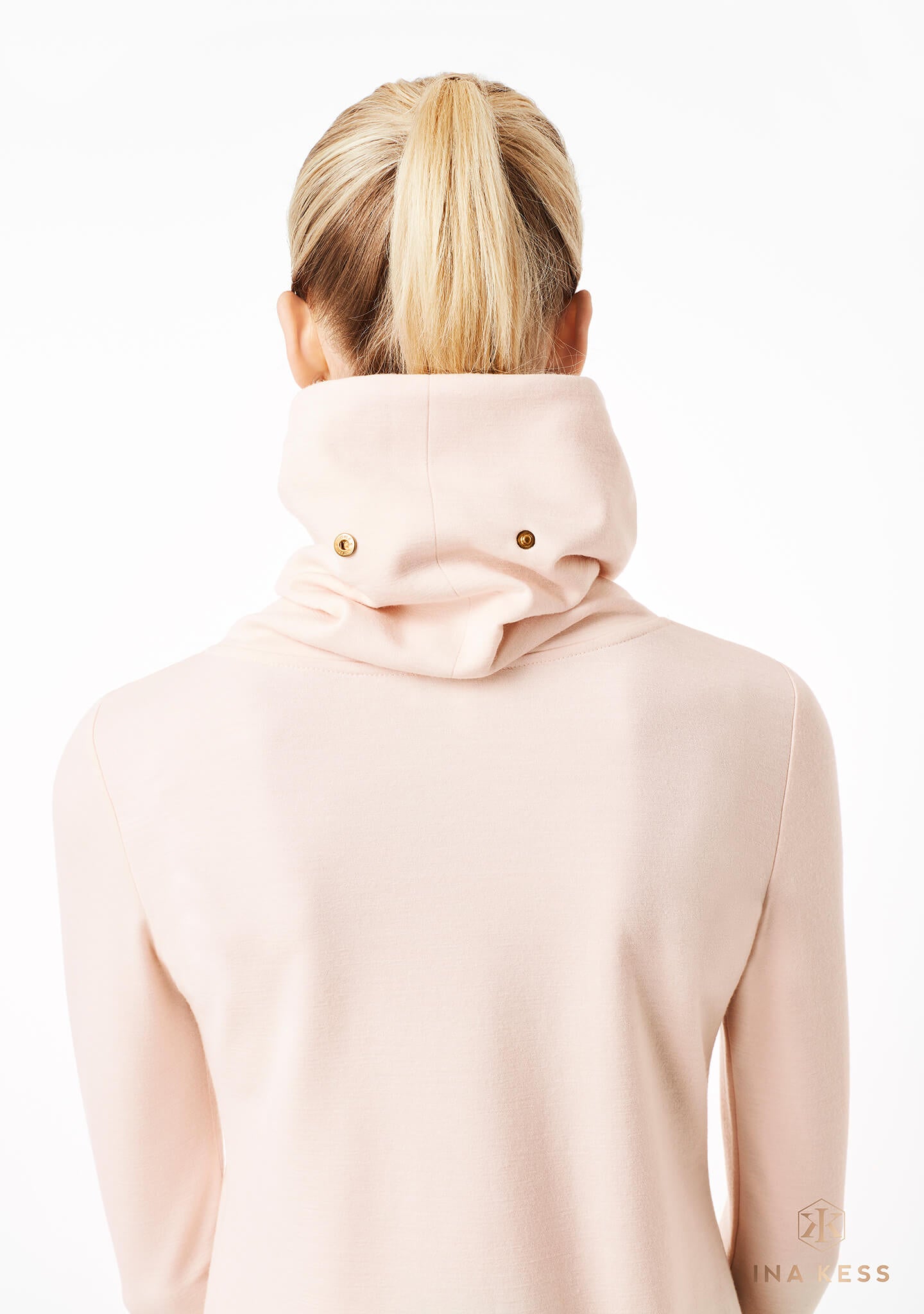 MERINO TURTLENECK Sweater rosa cipria