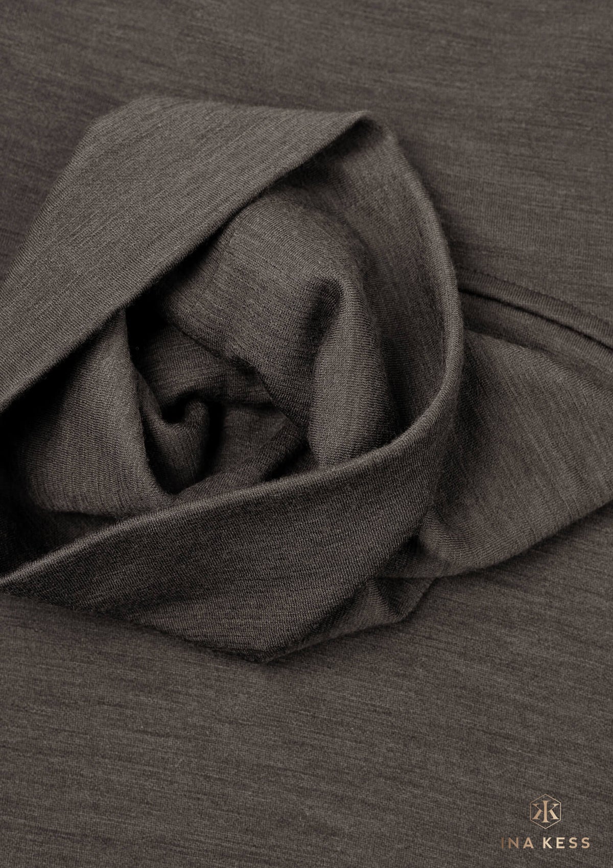 MERINO STRETCH Mid Sleeve Top carbone