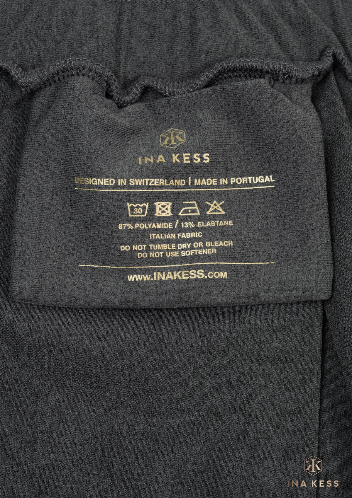 LUXE PLUSH Track Pants anthracite grey