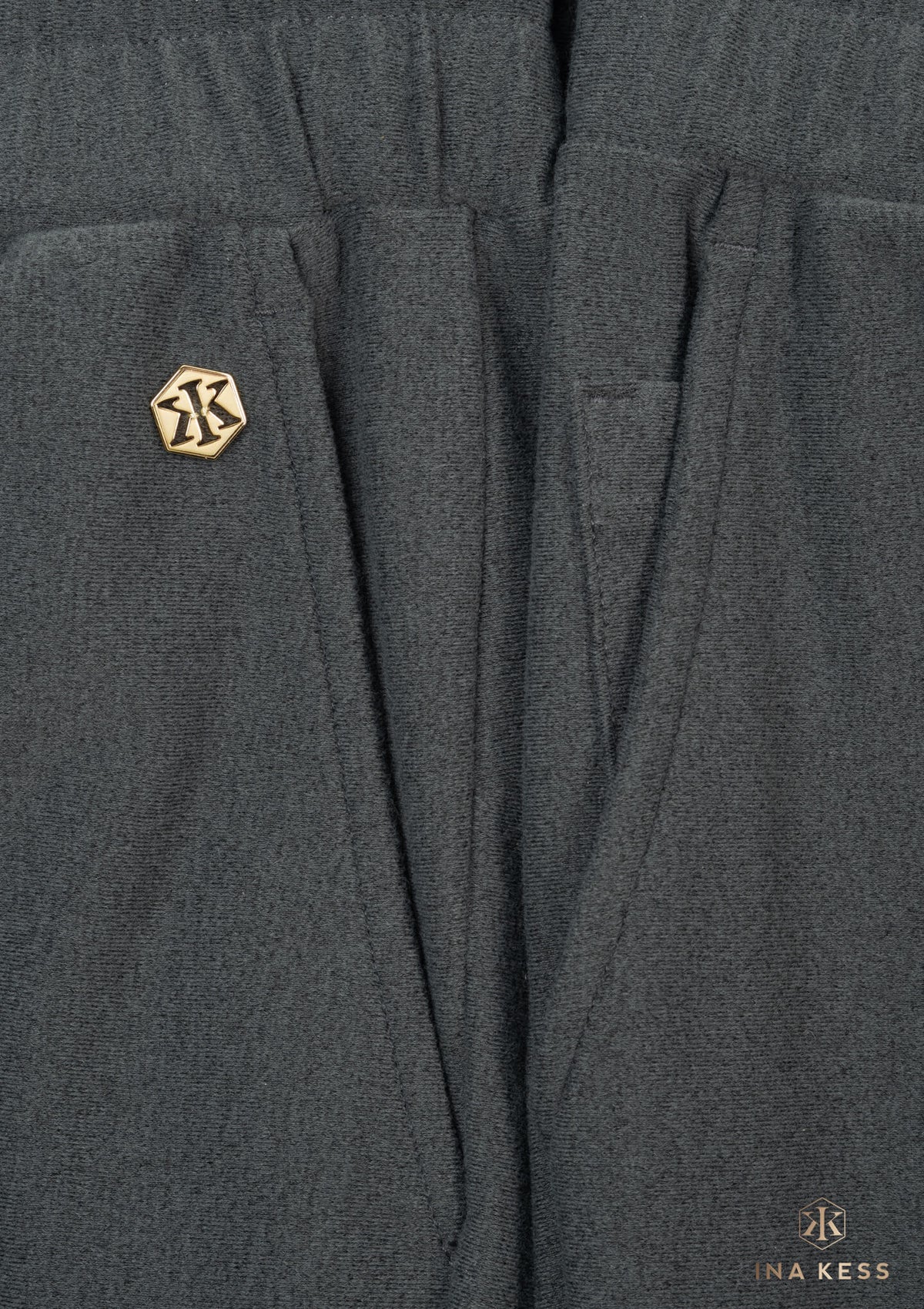 LUXE PLUSH Track Pants anthracite grey