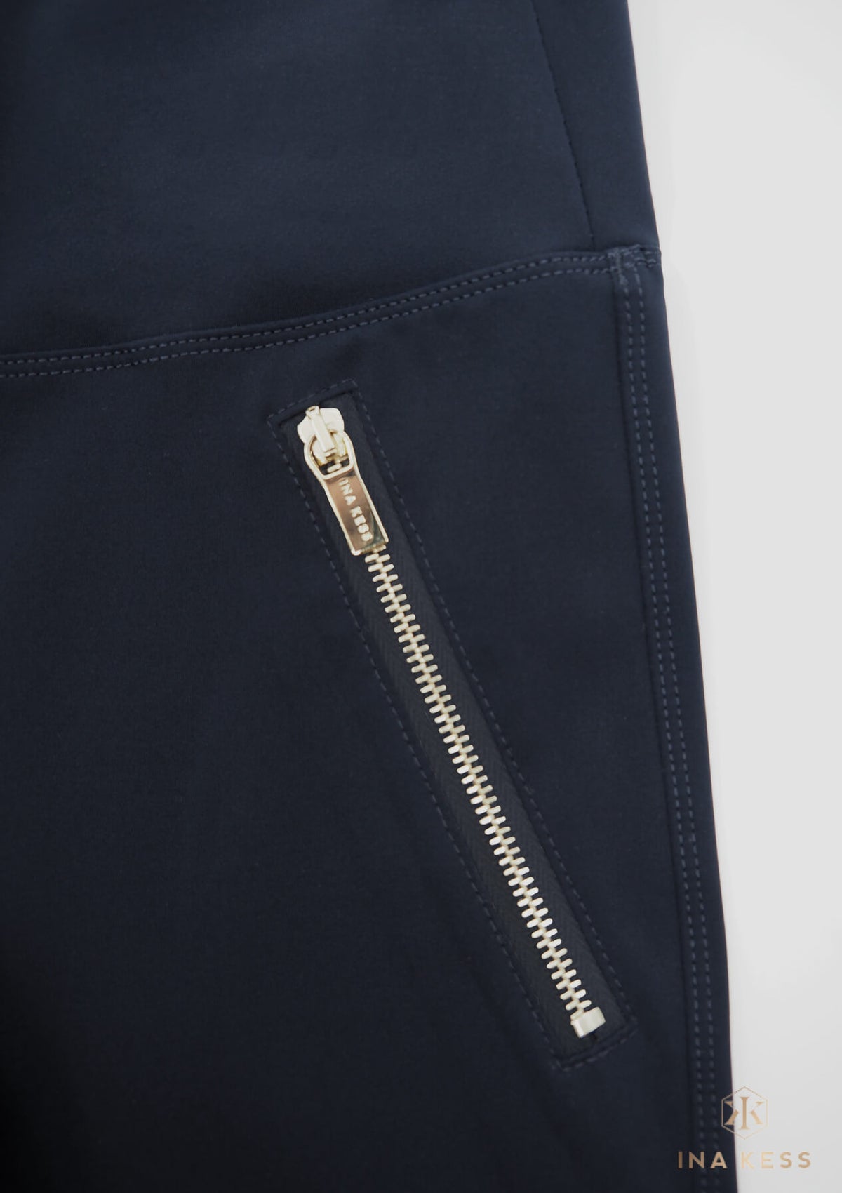 ICONIC ZIP Pants blu notte
