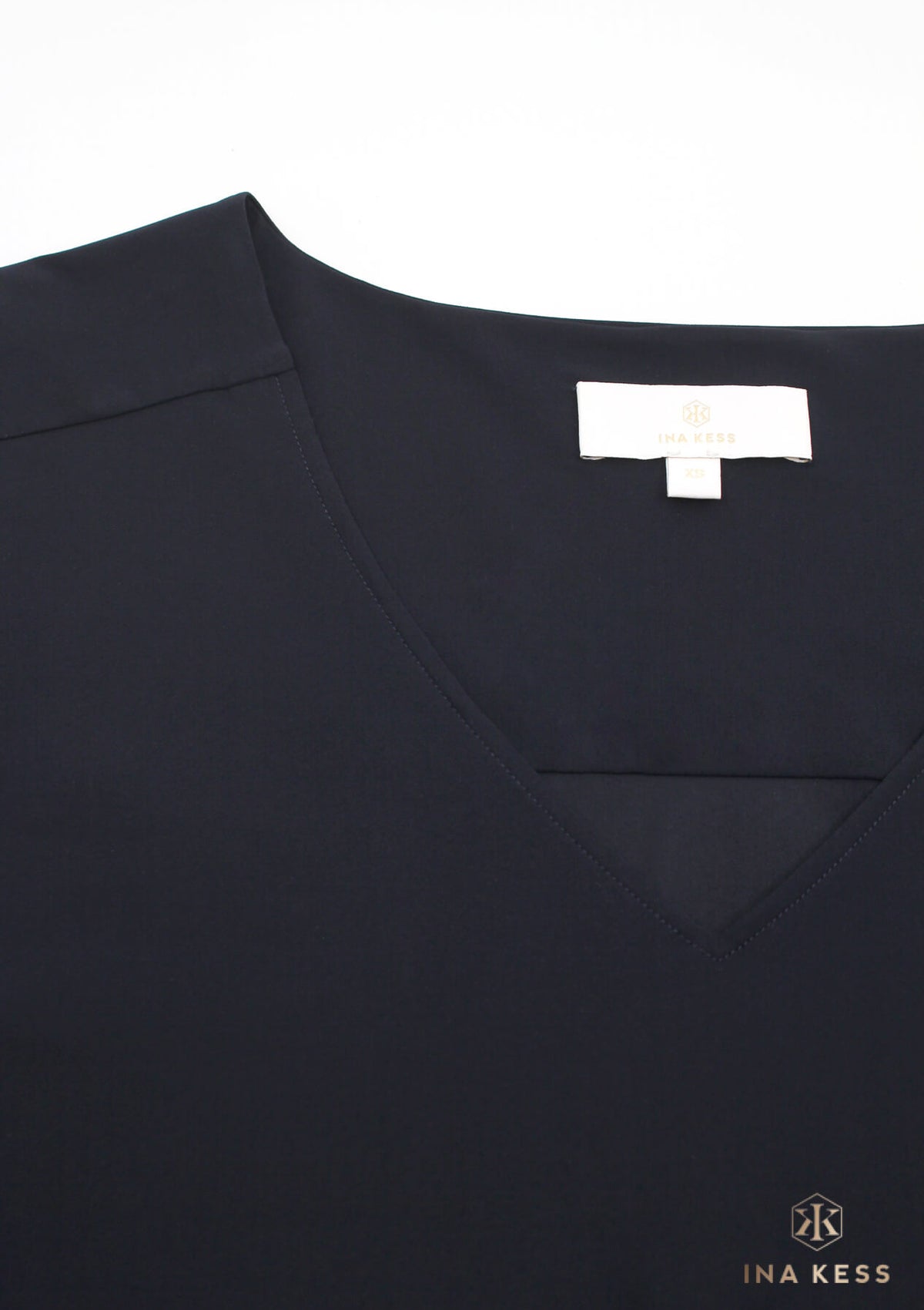 LEGEND Silken Light Blouse mat navy