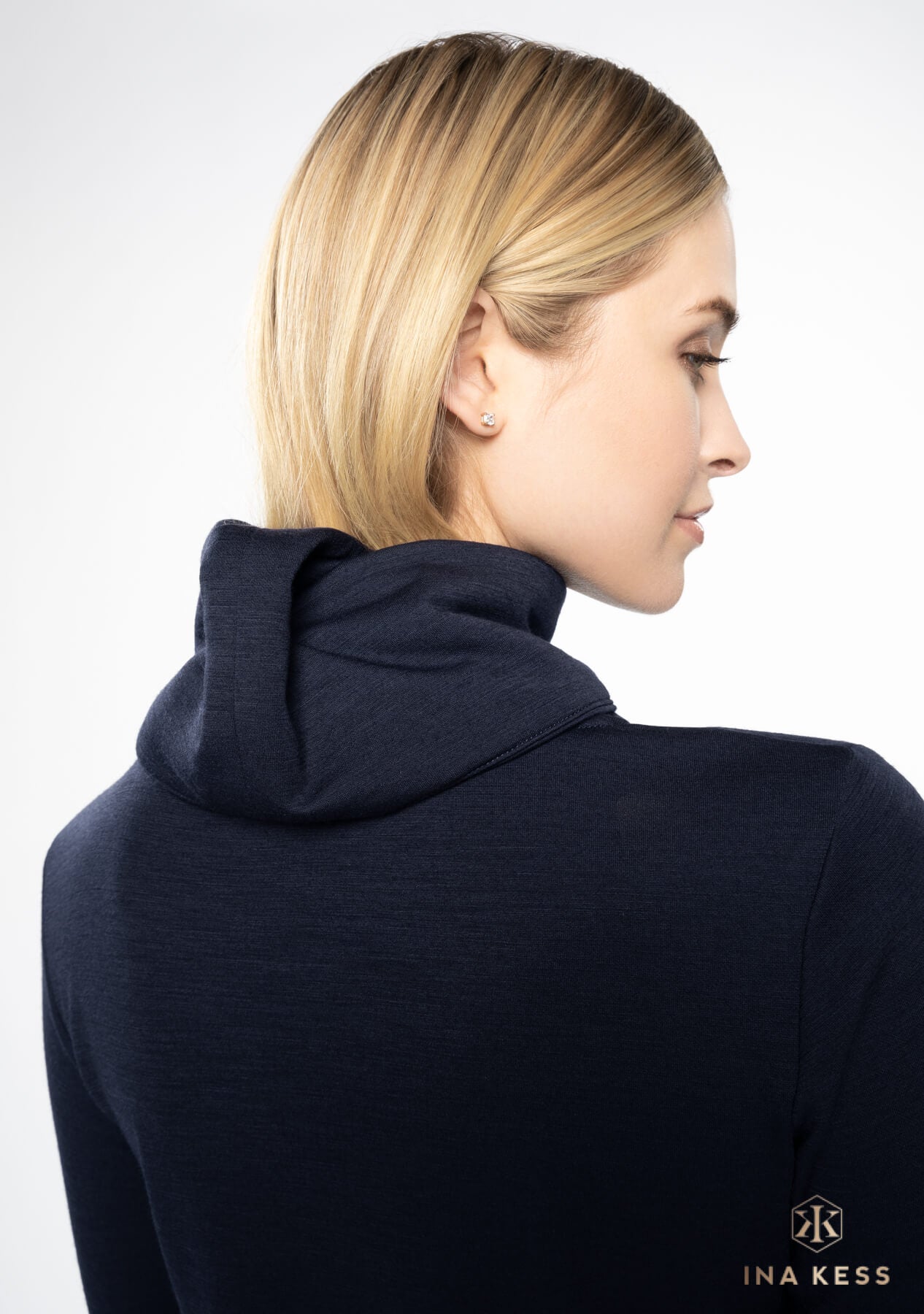MERINO TURTLENECK Sweater blu notte