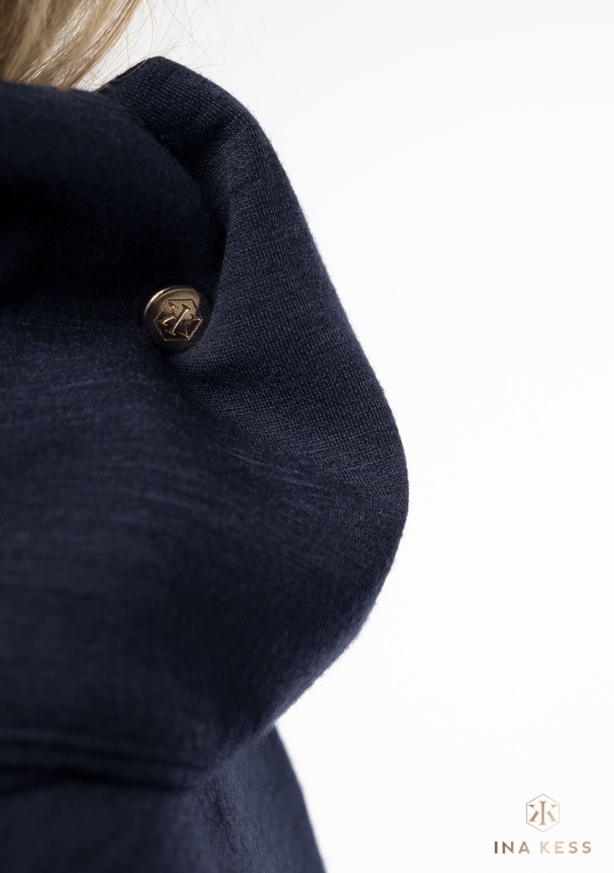 MERINO TURTLENECK Sweater blu notte