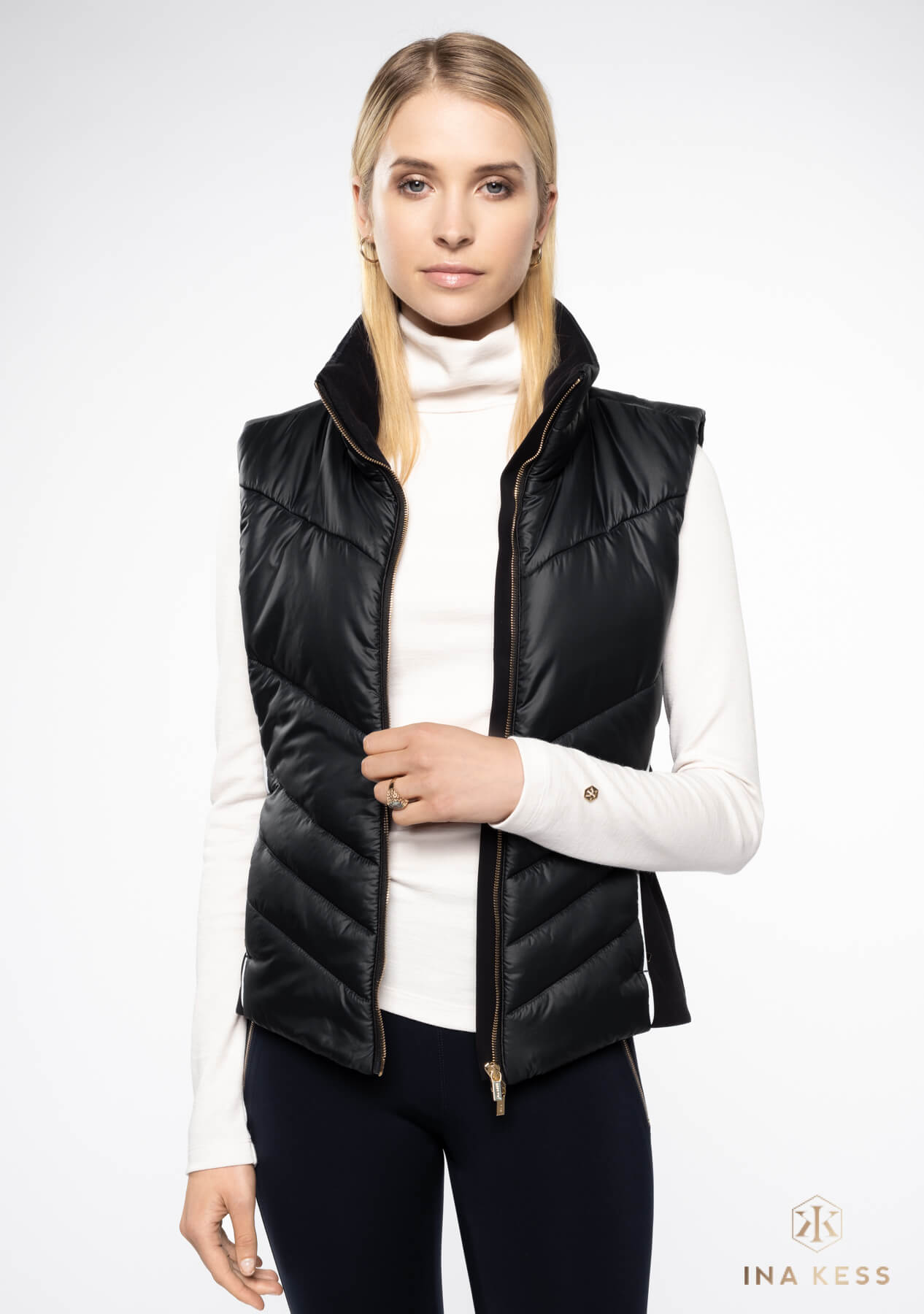 SLEEVE ONOFF Padded Jacket black