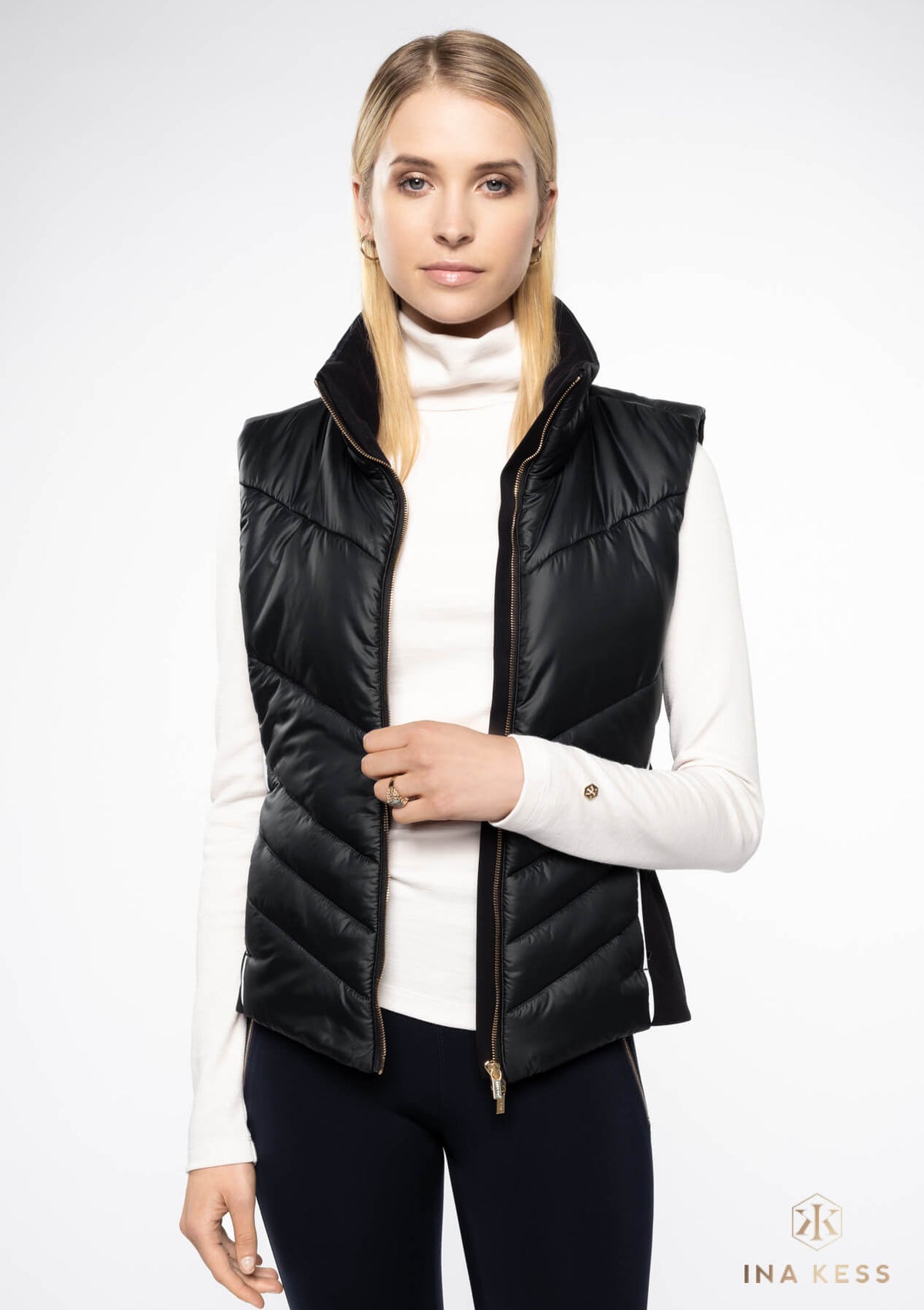 SLEEVE ONOFF Padded Jacket black