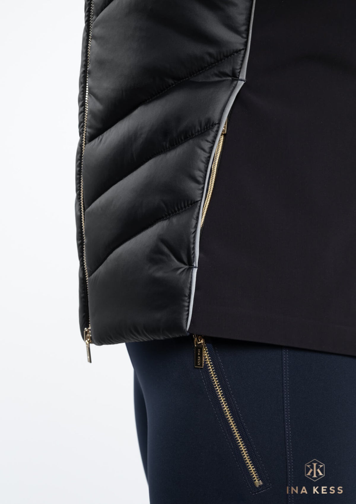 SLEEVE ONOFF Padded Jacket black